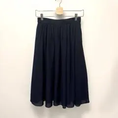 エニシス　フレアスカート　濃いネイビー　Mのサムネイル