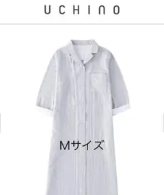 【専用】UCHINO マシュマロガーゼワンピース　ルームウェア　Mサイズのサムネイル