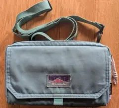 Columbia ショルダーバッグ　トラベル　財布　ターコイズ　グリーン