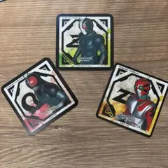 仮面ライダー コースター 3枚セット ZX, ZO, RX