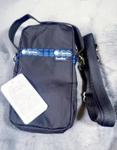 LESPORTSAC familiar 黒 スマホショルダーバッグ