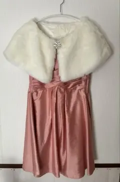 RUIRUE BOUTIQUE ドレス　サーモンピンク　M