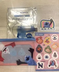 スンスン スシローコラボ ポーチ(シール付き)+ピック②