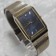 【良品】SEIKO ALBA ESTATE 腕時計 ブラックダイヤル ゴールド
