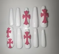 ら*て様 ネイルチップ ワンホン y2k クロム ドット 韓国 シズニルック 十