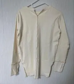 カプリシューレマージュクリーム色 長袖Tシャツのサムネイル