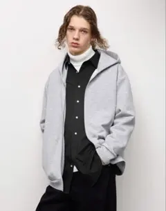 GU スムーススウェットフルジップパーカー MENS