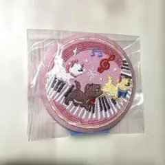 ディズニー刺繍缶バッジ　おしゃれキャット