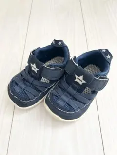 13cm サンダル　靴　夏　イフミー　IFME ベビー　青　ウォーターシューズ