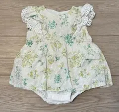 レースフラワーロンパース　アプレレクールマシェリ