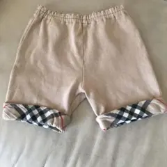 BURBERRY LONDON 裾バーバリーチェックデザインのパンツ　90