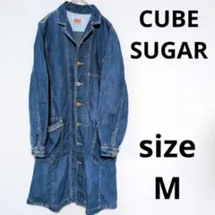 CUBE SUGAR デニムコート デニムシャツ アウター Gジャン リネン素材