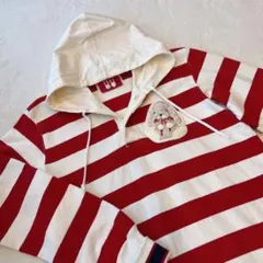 ピンクハウス たれみみうさちゃん刺繍ワッペン使いパーカーのサムネイル