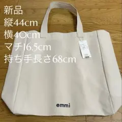 新品 emmi エコバッグ ヨガバッグ レディース