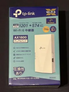 【新品未開封】TP-Link Wi-Fi6 中継器 RE600X AX1800のサムネイル
