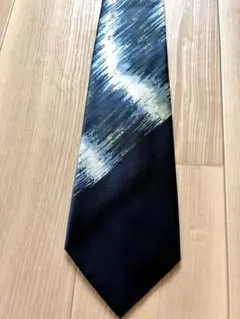 【未使用】LANVIN ランバン ネクタイ シルク ネイビー