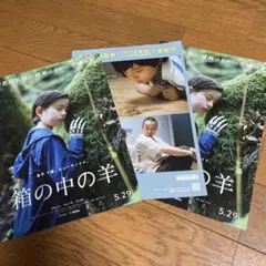 映画監督是枝裕和 国立映画アーカイブ ちらし フライヤー 2枚 箱の中の