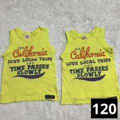 JUNK STORE カリフォルニア タンクトップ 120cm 2枚セット