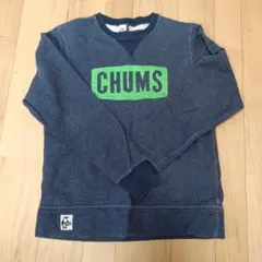 CHUMS ダークブルー スウェット トレーナー