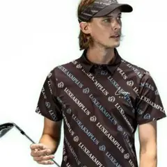 新品 リュクスエイケイエムプラス 半袖ポロシャツ メンズ ゴルフ Sサイズのサムネイル