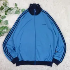アディダス　ベッケンバウアー　トラックトップ　トラックジャケット　3XL　ブルー