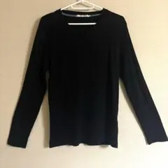 長袖シャツ　黒　メンズ　Mサイズ