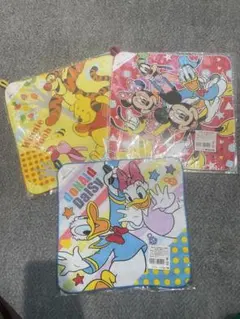 ディズニー ループ付タオル 3枚セット