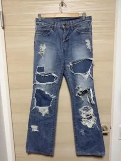 トルネードマート　デニム　パンツ　ダメージ　グランジのサムネイル