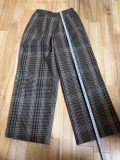 サマンサモスモス　S M２　チェックパンツ