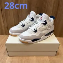 【美品】Nike SB Air Jordan 4 SP White Navyのサムネイル