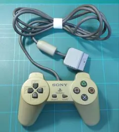 PS1 コントローラー 純正 グレー 動作確認済　ゲーム周辺機器 美品