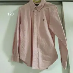 Ralph Lauren ピンク ボタンダウン長袖シャツ