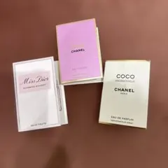 CHANEL DIOR 香水　サンプル3種セット