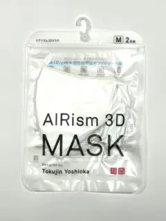 【未使用】UNIQLO AIRism 3D マスク Mサイズ 白 2枚組