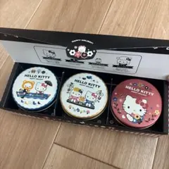 【美品】神戸風月堂 サンリオキャラクターズ ハローキティ　ミニゴーフル3缶セット