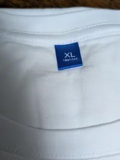 ホワイト クルーネック Tシャツ XL