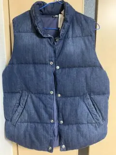 タグ付き FREAK'S STORE デニムダウンベスト M 定価18500円