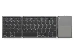 新品  ワイヤレスキーボード 折りたたみ式USB 充電画面ロック機能キーボード