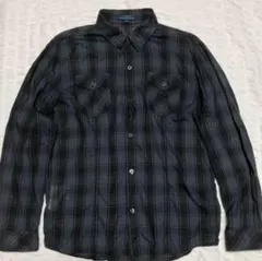 バーバリーブルーレーベル　チェック柄 長袖シャツ