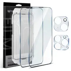 iPhone 13 Pro 強化ガラスフィルム 3枚＋カメラフィル2枚