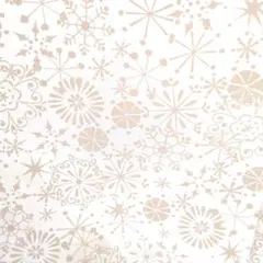 USA　雪の結晶柄　ホワイト