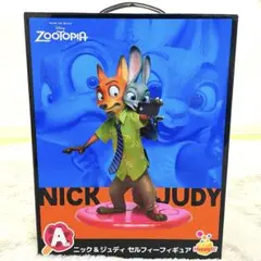 A賞 ニック&ジュディセルフィーフィギュア　ズートピアHappyくじ フィギュア