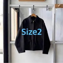 【美品】COMOLI モールスキン ジップショートジャケット size2