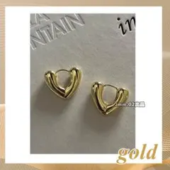 三角形 フープピアス ゴールド S925 刻印 トライアングル つけっぱなし