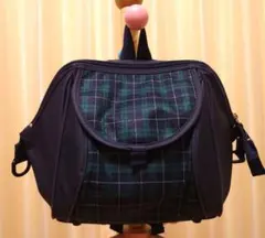 通園リュック　通園バック　ジャクエツ　JAKUETS チェック　グリーン　緑