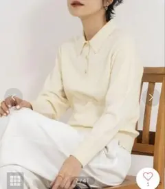 ポロ衿プルオーバー　定価17600円