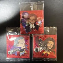 ワンピース 大海賊シールウエハース14 パラレル全3種類セット おまけ付き