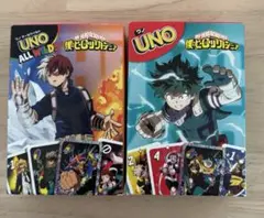 ２点セット 新品未開封 マクドナルド 僕のヒーローアカデミア UNO 緑谷 轟