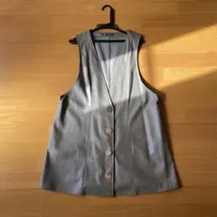 レザー ロングワンピース