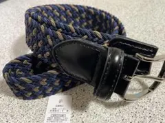 メッシュベルト　青紺金色のサムネイル